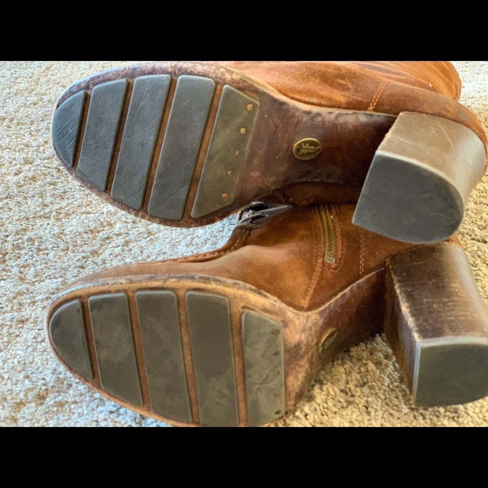 Frye Lace front tall boots